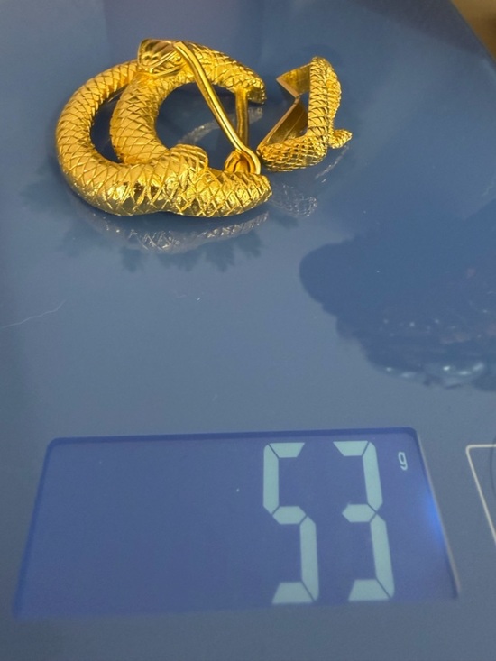 Rare Archival WATHNE Serpent Buckle & Keeper Set 53 grams main image 8